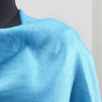 Πασμίνα Μονόχρωμη Αιγαίον Turquoise